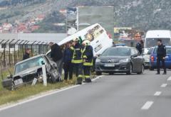 Mostar: Sudar tri vozila u Konjusima, kilometarska kolona 